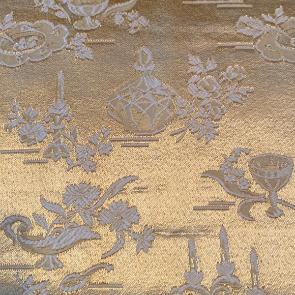 Amazing Antique Pair of Chinoiserie Curtains - Picture 3 of 12